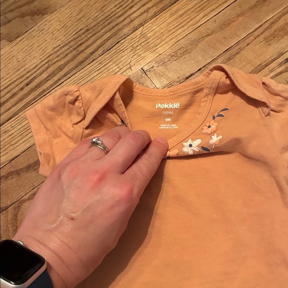 Colorful Baby Clothing Set. Includes Outfits, Tees, Onesies, Leggings, and Dress - Picture 3 of 16